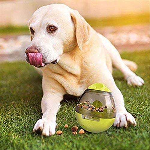 WXYXG Alimentador de Comida para Perros Chew Ball Limpieza de Dientes Bola para Perros Rompecabezas Juguetes Alimentación LentaBlue