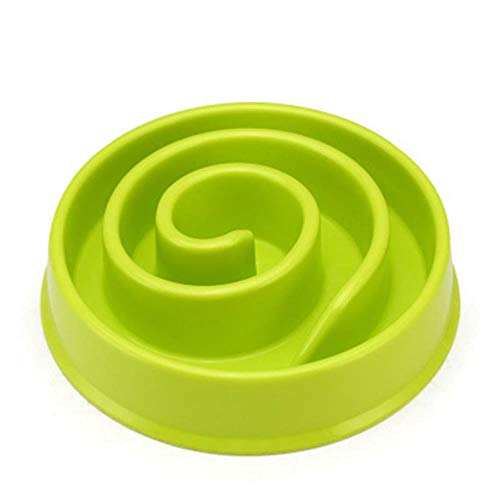 WYCYZJ Pet Dog Feeding Bowls Plastic Snail Shape Slow Down Eating Food Prevent Obesity Healthy Diet Dog Accessories,3