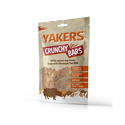Yakers - Snacks barritas crujientes para perros (80 g) (Puede Variar)