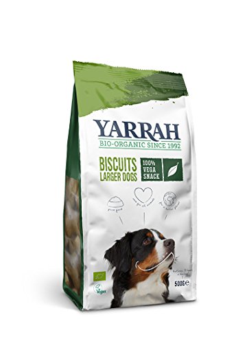 Yarrah Organic Dog Vegetarian Biscuits 500 g (Pack of 2)