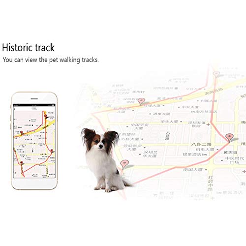 YIDOU GPS Rastreador para Mascotas Perro Gato GPS Posicionador Dispositivo Localizador Cable USB Valla De Seguridad