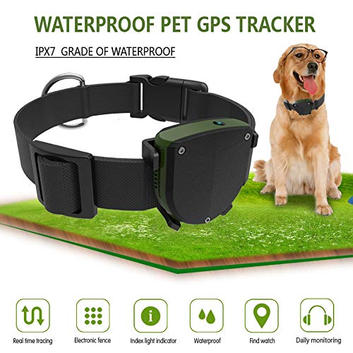 YIDOU GPS Rastreador para Mascotas Perro Gato GPS Posicionador Dispositivo Localizador Cable USB Valla De Seguridad