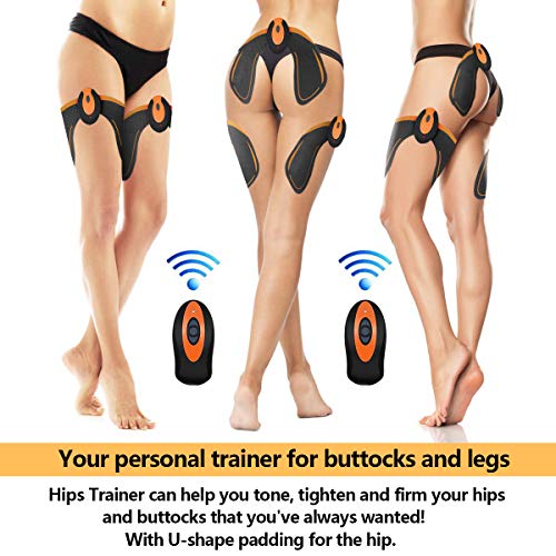 ZHENROG EMS Hips Electroestimulador Muscular,Gluteos Estimulador de Glúteos Herramientas Nalgas HipTrainer para la Cadera Mujer Inteligente Hip Instructor Modelling Firing Ayuda a Levantar la Cadera