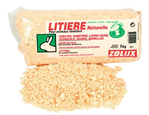 Zolux Arena cómoda de virutas de madera para roedores – 1 kg