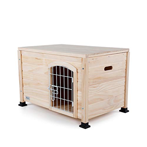 ZSH-GW Perrera Medio Aislante de Madera Caseta de Perro con for facilitar la Limpieza, a Prueba de Viento Caliente Perrera del Perro, for Mascotas de hasta 8 kg