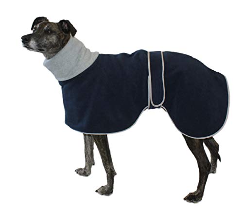 Abrigo de Cosipet para perro de caza, color azul - gris