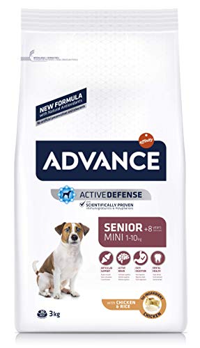 Advance Senior Mini - Pienso para Perros de Edad Avanzada de Razas pequeñas - 3 kg