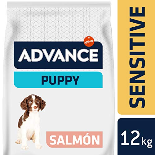 Advance Sensitive Puppy - Pienso para Cachorros con sensibilidades digestivas con salmón y arroz - 12 kg