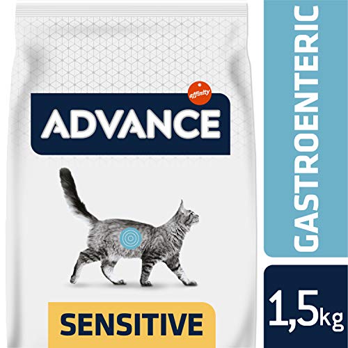 Advance Veterinary Diets Gastroenteric Sensitive - Pienso para Gatos, 1.5 kg