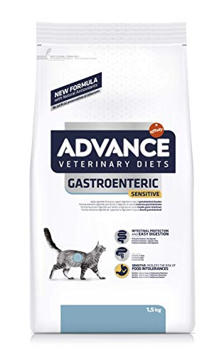 Advance Veterinary Diets Gastroenteric Sensitive - Pienso para Gatos, 1.5 kg