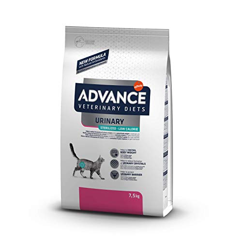 Advance Veterinary Diets Urinary Low Calorie - Pienso para Gatos, 7.5 kg