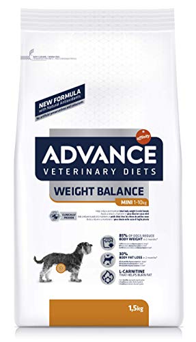 Advance Veterinary Diets Weight Balance Pienso para Perros Mini - 1500 gr