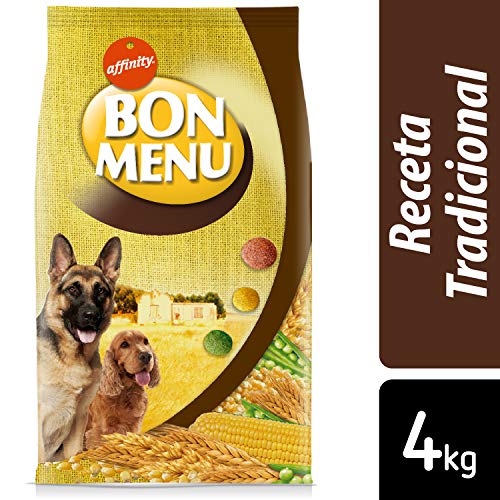 Affinity - Bon Menu - Receta Tradicional - Alimento Completo para Perros Adultos - 4 Kg