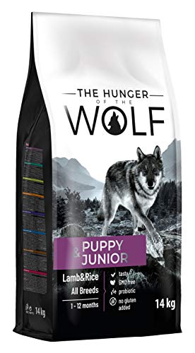 Alimento seco para cachorros y animales jóvenes con cordero y arroz de todas las especies, fórmula delicada, 14 kg