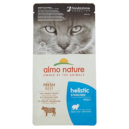 almo nature Cat Dry PFC Holistic Sterilized Buey, 400 g