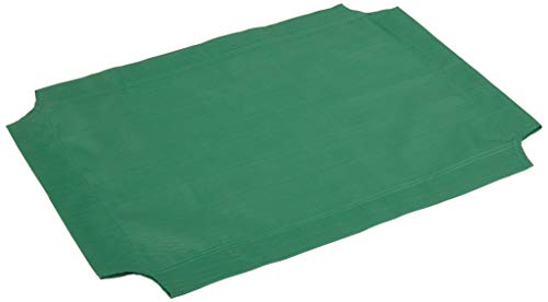 AmazonBasics – Funda de repuesto para la cama para mascotas elevada y aireada, pequeña, color verde