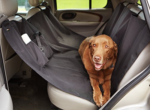 AmazonBasics - Funda para mascotas, para asiento de coche, estilo hamaca