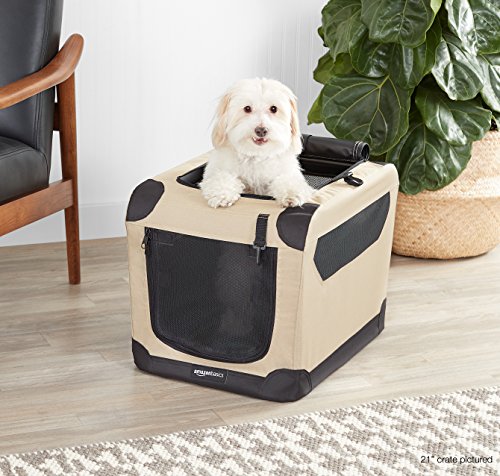 AmazonBasics - Transportín para perros, blando, plegable, 106 cm