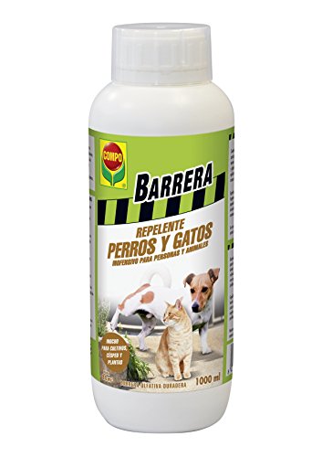 Barrera Repelente Compo Perros y Gatos, Agente Repelente para Proteger de la contaminación, 1000 ml
