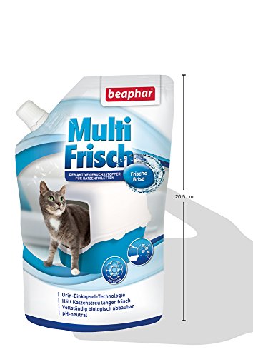 Beaphar Multi recién Brisa | neutralizador de olores para Gato nklos | alarga la Vida útil de Gato dispersa, Aromas de Brisa Fresca, 400 g