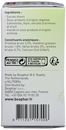 Beaphar - Tabletas antiparasitarias Naturales Perro Grande, 50 ud