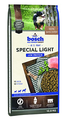 bosch HPC Special Light | Comida seca para perros de todas las razas | Para la nutrición reducido en proteínas y minerales | 12,5 kg