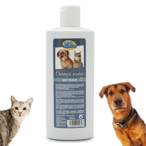 BPS Champú Neutro para Piel Delicada Shampoo para Perro Cachorro Animales Domésticos 500ml BPS-4264
