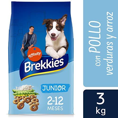 Brekkies Pienso para Perros Junior con Pollo - 3 kg