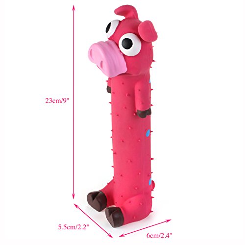 Chiwava couineur látex para Perro Toys Long Animal Puppy Squeak Juego interactiva para Perros pequeños de tamaño Mediano