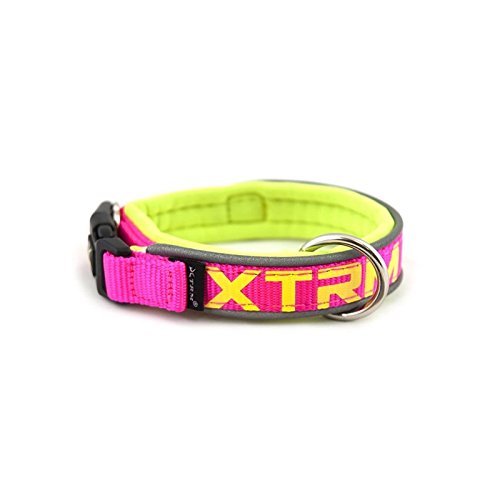 Collar X-TRM Neon Flash Fucsia 20mm x 35-45cm