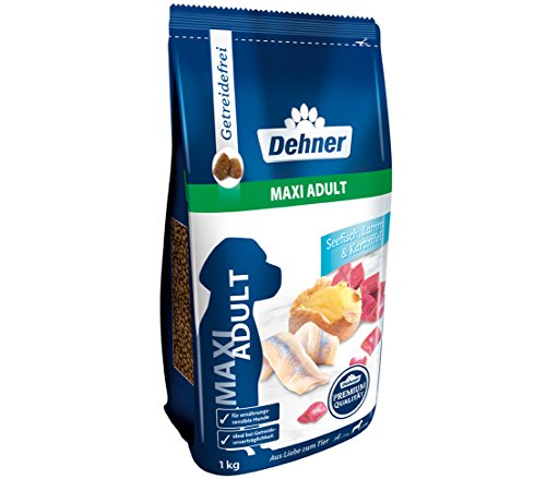 Dehner Premium Perros trockenfutter máximo Adult, Pescado de mar y Cordero con Patatas, 12.5 kg