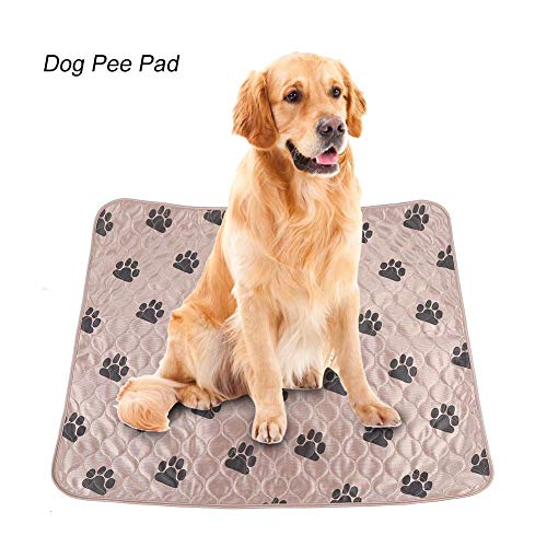 Delaman Dog Pee Pad Holder Lavable Perro Orina de Cama Orina Impermeable Alfombra Reutilizable para Mascotas Perros Gatos (Size : L)