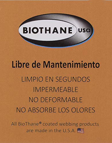Francisco Romero - Collar con Funda Antiparasitaria Biothane Beta, 2.5 x 40 cm, Negro