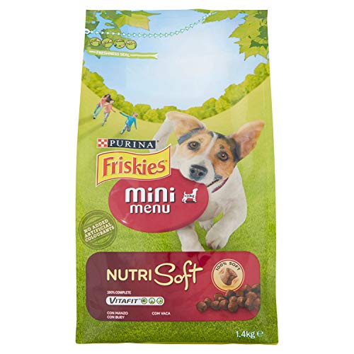 Friskies VitaFit Mini Menu Nutri Soft Perro Adult Raza Pequeña con Buey 1,4 Kg - 1400 gr
