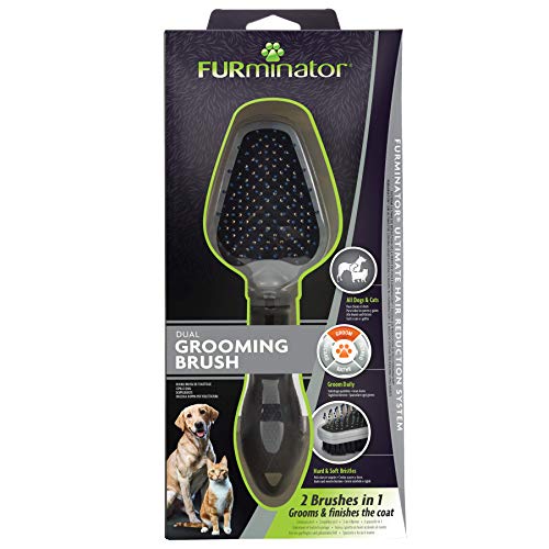 FURminator® Cepillo dual para perros y gatos