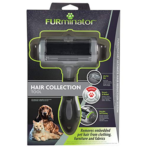 Furminator - Cepillo quitapelusas Reutilizable para Eliminar pelos Sueltos de Perros y Gatos de Ropa, Muebles y Telas