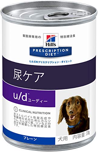 Hill's Canine U/D Comida para Perros - 370 gr, Paquete de 12