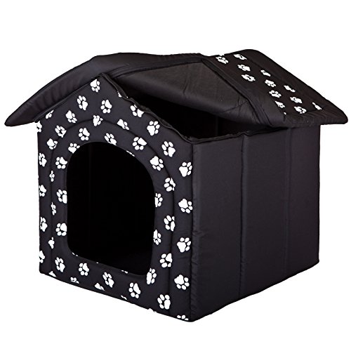 Hobbydog - Caseta para Perro, tamaño 3, Color Negro con Patas.