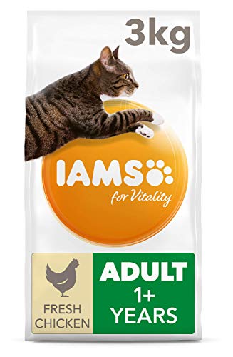 IAMS for Vitality Alimento para Gato Adulto con pollo fresco [3 kg]