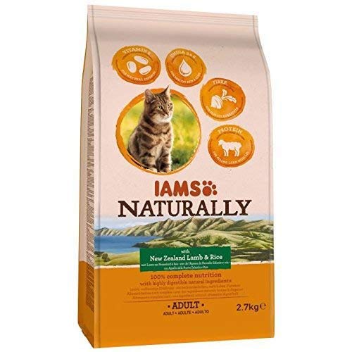 IAMS Naturally Gato adulto con Cordero de Nueva Zelanda y arroz [2,7 Kg]