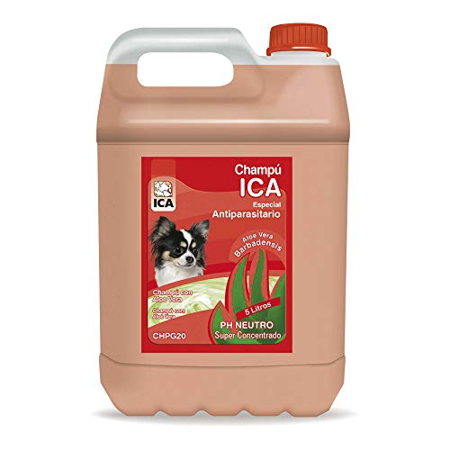 ICA CHPG20 Champú Antiparásitos Aloe Vera para Perros
