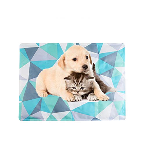 JZTRADE Manta Fria para Perros Manta Refrigerante Perro Perro Estera Fresca Mascota de Mat Gato de Mat Pet Mat Gato Mat Caja Mat 1,m