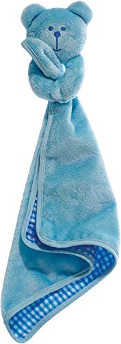 Karlie 47974 Peluche Cachorros Oso con Manta Incluida, Azul, 40 cm