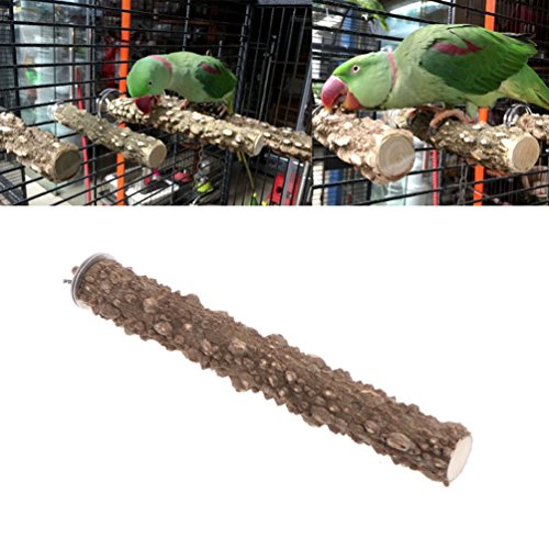Keersi - Percha lima uñas de madera para jaula de pájaros