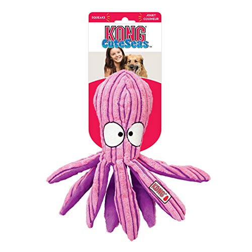 KONG - CuteSeas Octopus - Peluche de Pana para Perros - para Perros Grandes