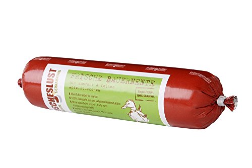 Meatlove Alimento Completo para Perros - Comida para Perros Comida Perro Proteína Sin Cereales Alimentación Mascotas Salchicha Perro Pato de Granja 400 g