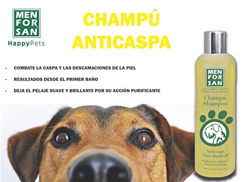MENFORSAN  Champú Perros Anticaspa - 300 ml, Paquete de 2