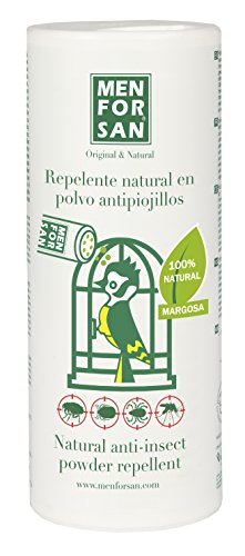 MENFORSAN  Repelente Natural en Polvo Antipiojillos con Margosa - Pájaros 250 Grs