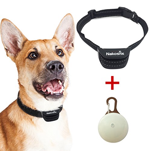 Nakosite PET2433 El Mejor Collar Anti-Ladridos, Collar Frena Ladridos. ajustable para perros pequeños, medianos y grandes