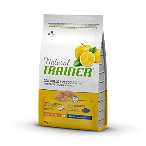 Natural Trainer Adult Small & Toy pienso para perros con ternera
